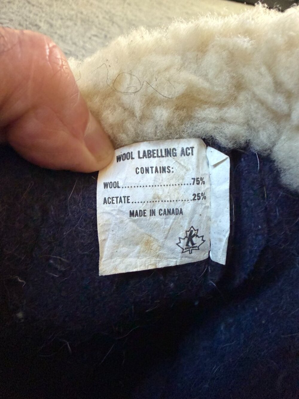 Vtg Sorel Caribou Boots Made In Canada Kaufman Wool Sz 6 Near Mint - Picture 11 of 12